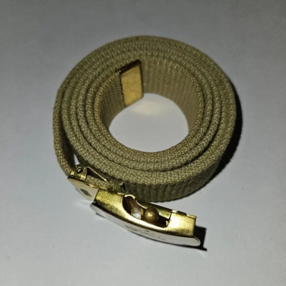 Cub Scouts Tan Belt Brass Buckle 44